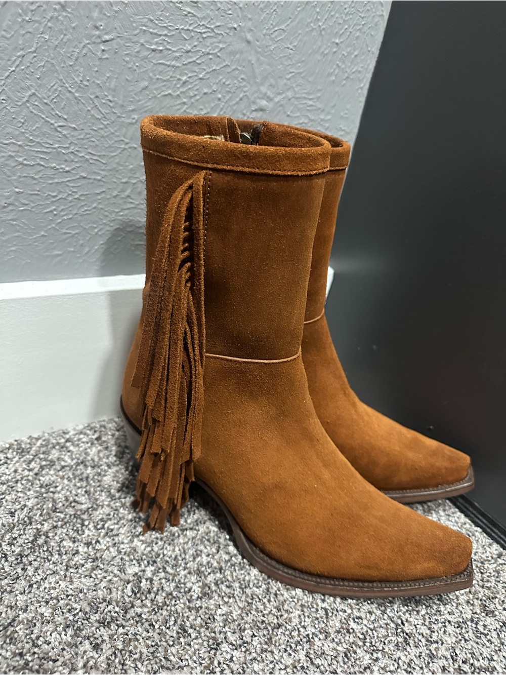 Stetson fringe boots